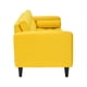 thumbnail image 5 of Sofa Retro 3 Cuerpos Felpa Amarillo, 5 of 6