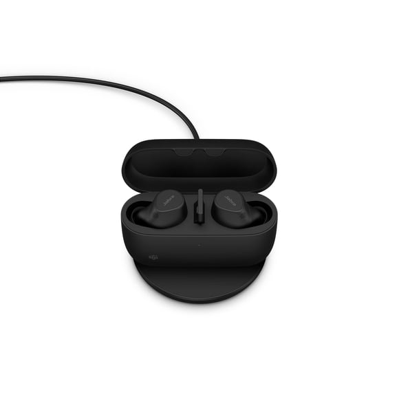 Auriculares Jabra Evolve2 True Wireless con ANC para Microsoft Teams, negros
