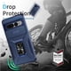 thumbnail image 5 of Funda Armada para Google Pixel 7 Pro con Tapa Deslizante y Soporte Magnético Giratorio Azul, 5 of 5