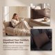 thumbnail image 4 of REGALWOVEN Almohada de Soporte Lumbar para Respaldo de Silla de Oficina Viaje Marrón 14.2x9.8 pulgadas, 4 of 5