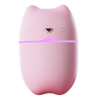 Magideal - Desktop 260Ml Cat Pequeño Humidificador De Aire Difusor De Niebla, Para El Dormitorio Del Bebé Carga Usb Función De Apagado Automático , Rosado