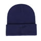 thumbnail image 2 of Gorro Beanie De Lana Adulto Con Doblez Azul Marino Forro Polar, 2 of 3