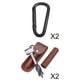 thumbnail image 2 of Broca De Taladro Manual Bushcraft Puncher Taladro De Tornillo Manual 2 Piezas Mosquetones, 2 of 3