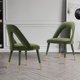thumbnail image 2 of Silla de comedor Manhattan Comfort Neda de terciopelo verde oliva, 2 of 7