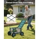 thumbnail image 5 of Carrito de jardín rodante VEVOR de metal con asiento de 180 kg de capacidad, 5 of 9