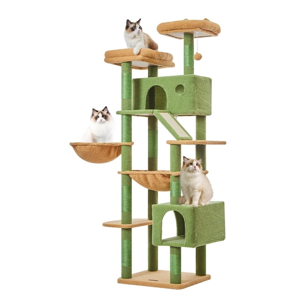 Cactus Cat Tree Taoqimiao MSC026L para gatos grandes, 180 cm