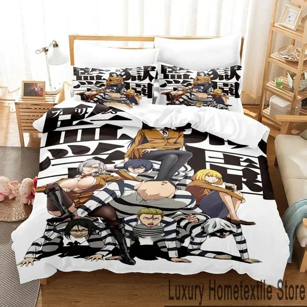 Prison School Bedding Set Duvet Cover Bed Set Quilt Cover Pillowcase Comforter Size Boys Adult Bedding Set Bed Sheets