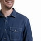 thumbnail image 4 of Camisa Denim Básica Azul Marino, 4 of 4
