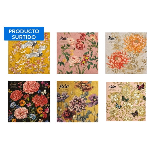 Servilletas Mesa 33x33 Cm, Producto Surtido 20 Un Atelier