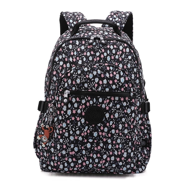 TEGAOTE School bag for Teenager Girl Backpack Floral Printing Leisure Backpack Student Baggage Women Leisure Travel Bag Rucksack