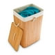 thumbnail image 3 of Canasto Cesto Ropa Sucia Pleglable Look Bambu Grande Tapa Im, 3 of 5