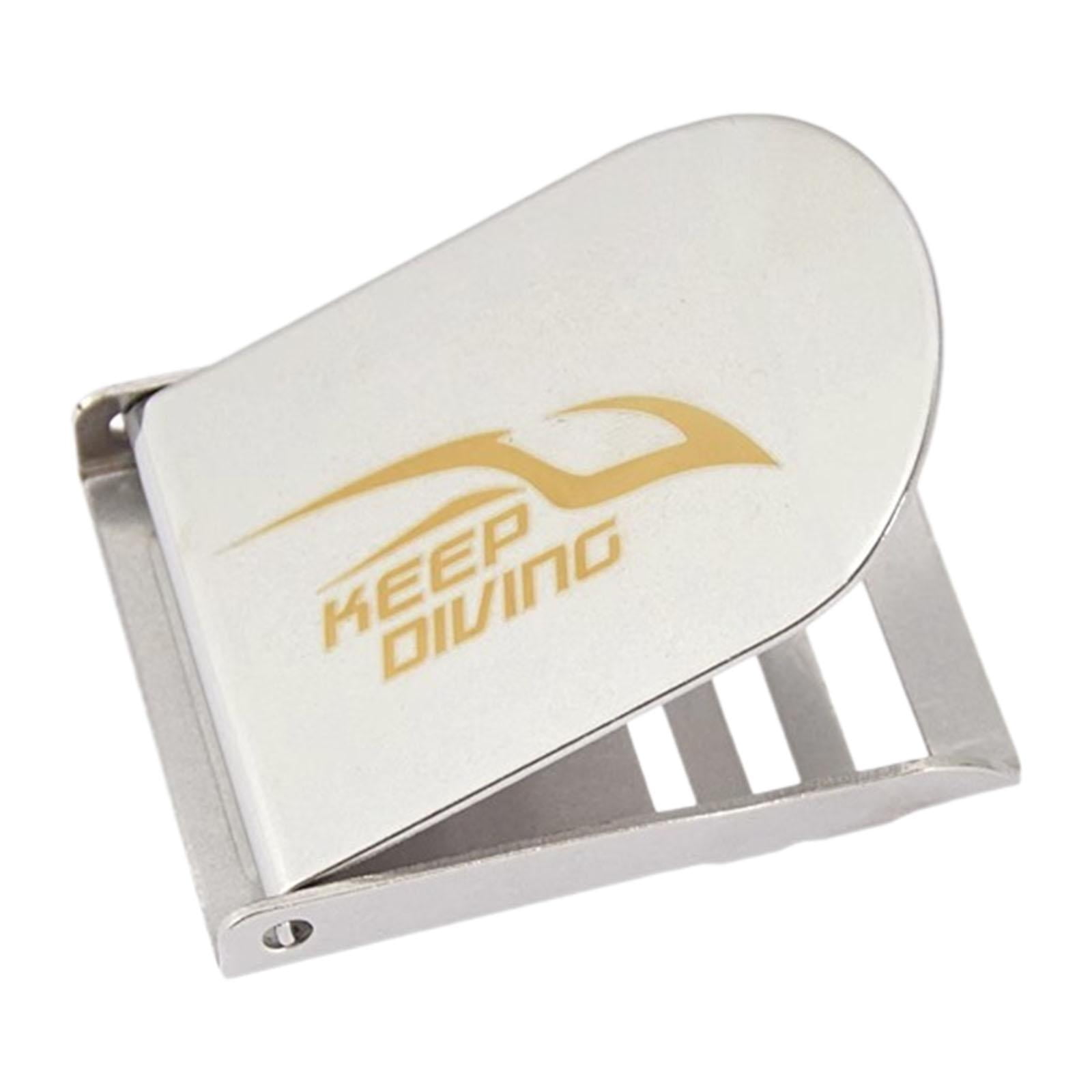 Magideal - Hebilla De Cinturón De Peso De Acero Inoxidable, Hebilla De Metal, Herramienta De Liberación Rápida Para Hombre Y Mujer, Hebilla De Cinturón De Buceo,