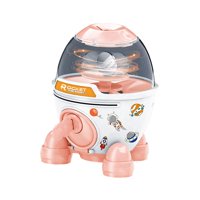 Magideal - Rocket Piggy Bank Con Llave Aprendizaje Temprano Prácticos Regalos De Cumpleaños Linda Máquina De Ahorro En Cajero Automático Para Niños De 3 A 8 Años Rosa