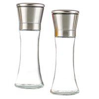 Magideal - Molinillo Manual De Sal, Pimienta, Especias, Botella De Condimento Para El Hogar, Molinillo Portátil, Molinillo De Pimienta Para Picnic De Comino, 2