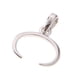 thumbnail image 4 of Plata esterlina 925 Pinch Clip Bail Bead Pendant Connector Pendant Holder D, 4 of 5