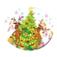 thumbnail image 4 of Mantel impermeable de Navidad para mesa redonda 1.2m Dia Catoon Deer, 4 of 5
