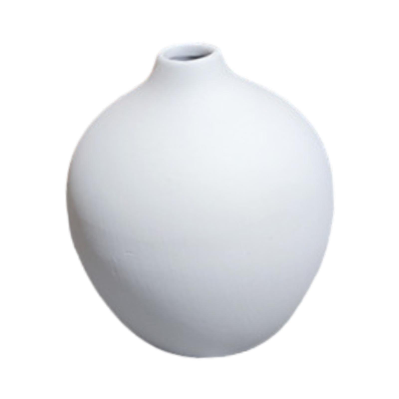 Bothyi - Florero De Cerámica, Organizador De Almacenamiento Interior Para Oficina, Florero De Porcelana, Maceta L 11Cm H 13Cm
