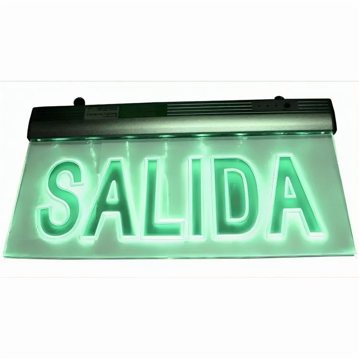 Genérico - Letrero Led Salida De Emergencia Recargable