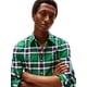 thumbnail image 3 of Camisa Tommy Hilfiger para hombre, manga larga, Oxford, a cuadros, verde, 3 of 5