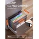 thumbnail image 2 of Carpeta colgante ThinkTex de 7 bolsillos negra (paquete de 6), 2 of 6