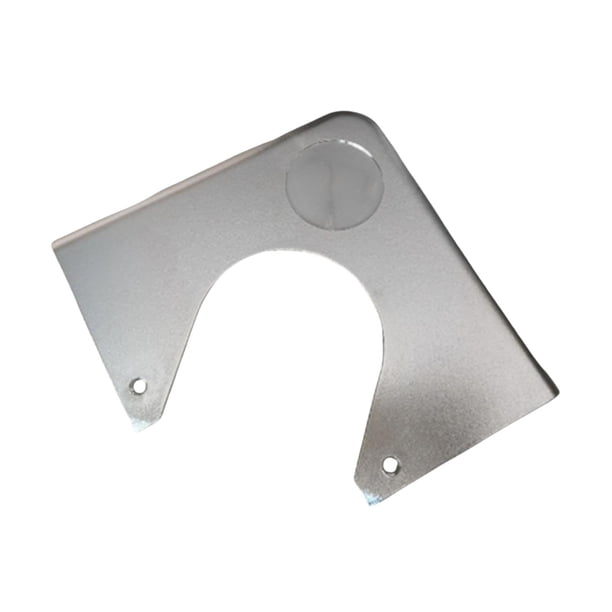 Placa esquinera cromada para mesa de billar, placa esquinera para mesa de billar, accesorios prácticos, soporte, protección resistente, elegante rincó Plata