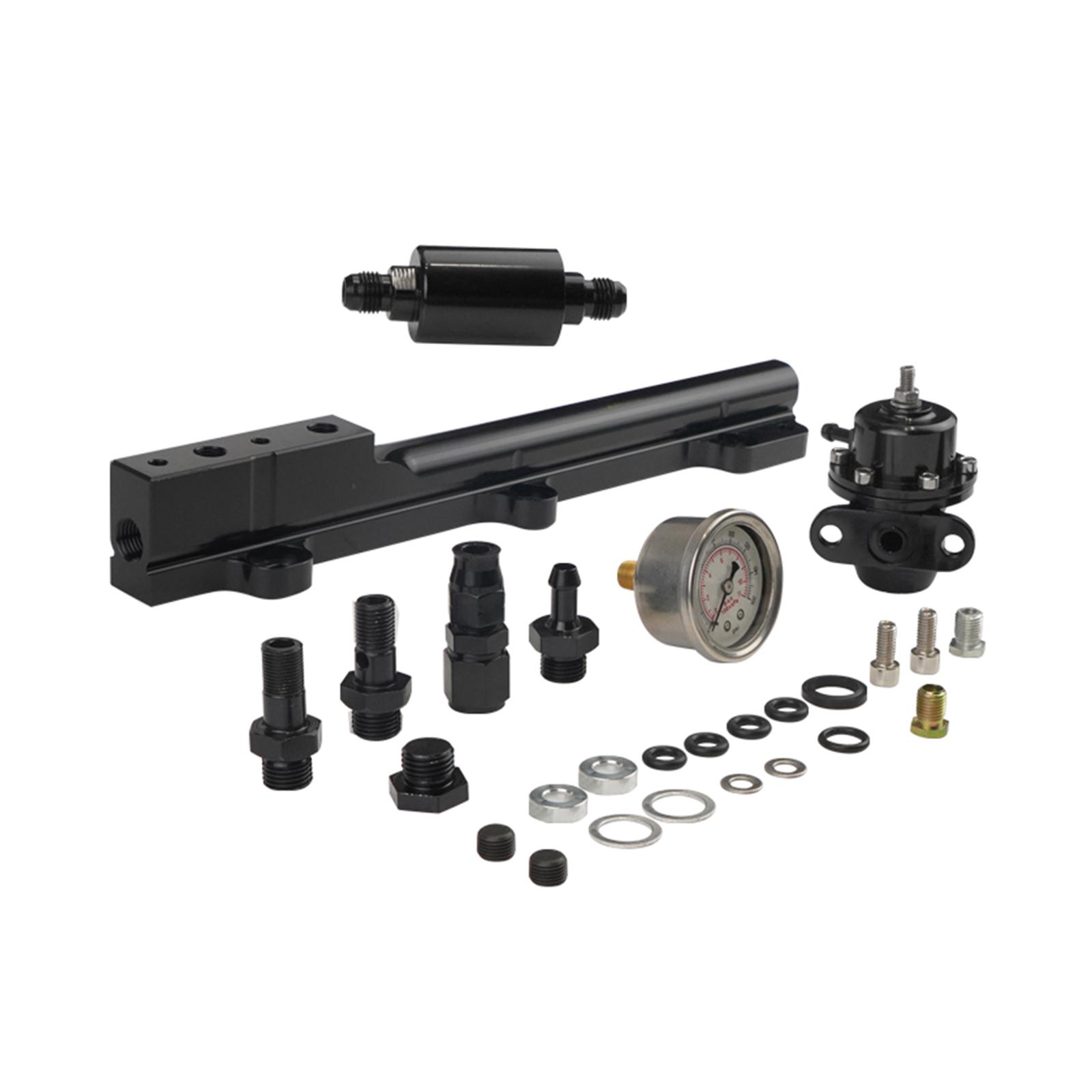 Ioensy - Kit De Riel De Combustible Para Coche, Regulador De Presión De Riel De Combustible Para Serie H0Nda D