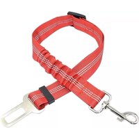 Defensor - Cinturón De Seguridad Elásticado, Mascotas, Perros, Gatos Color Rojo
