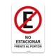 thumbnail image 1 of Letrero No Estacionar Frente al Portón 30x20cm Metálico, 1 of 2