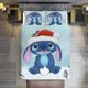 thumbnail image 1 of Merry Christmas Stitch 3 Pieces Duvet Cover Set Full Size Super Soft Fade Resistant Microfiber, 1 of 4