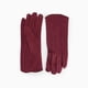 thumbnail image 1 of Guantes Mujer Gamuza Básicos Suaves Elegantes Abrigados Invierno rojo Talla Única, 1 of 8