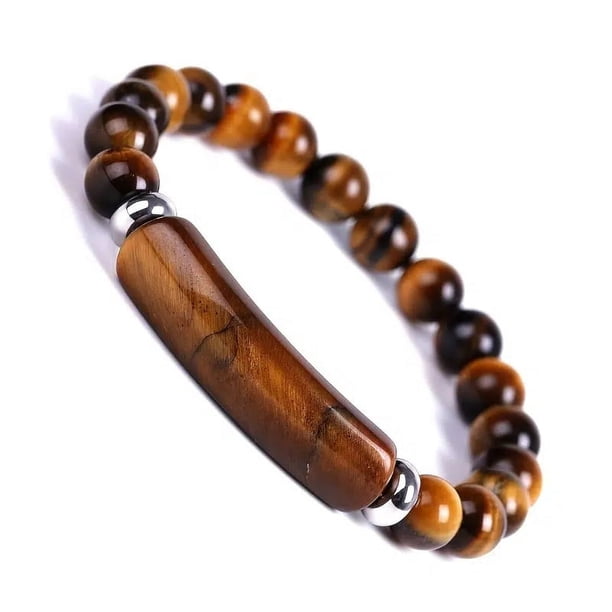 1pc Healing Stone Bracelet Natural Gemstone Crystal Rough Bracelet