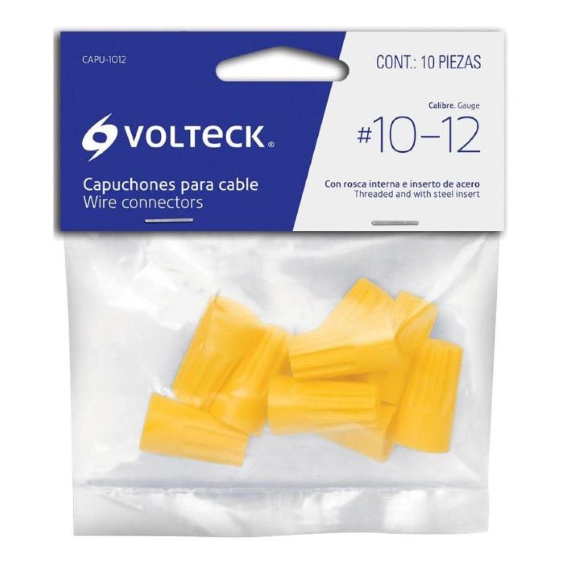 Volteck - Conectores Conicos Para Cable 10-12Awg