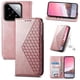 thumbnail image 1 of Funda Flip FOXDOCK para Xiaomi 14 , Estilo Billetera con Diseño Rombo, Correa de Mano y Soporte, Uso Diario, 1 of 6