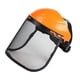 thumbnail image 4 of Protector facial para recorte de jardín, protección facial para corte de césped, cubierta facial para trabajo al aire libre, paisajismo, corte de césp Naranja, 4 of 5