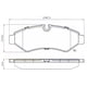 thumbnail image 1 of Pastillas Freno para auto COMLINE CBP02762, 1 of 4
