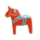 thumbnail image 4 of Escultura De Animal De Madera De Caballo Dala Sueco Para Estante, Chimenea, Decoración Del Hogar, Color Rojo, 4 of 5