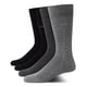thumbnail image 1 of Calcetines de vestir Calvin Klein, mezcla de algodón suave, paquete de 4 unidades, para hombre, 1 of 7