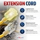 thumbnail image 2 of Cable de extensión LifeSupplyUSA, 75 pies, calibre 10/3, 15 A, 125 V, amarillo, 2 of 9