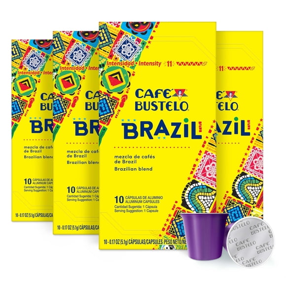 Cápsulas Espresso Café Bustelo Brazil Blend 40 unidades