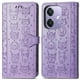 thumbnail image 4 of Funda Cartera FOXDOCK para OPPO A40 4G , Flip PU con Relieve de Gatos y Perros, Tarjetero y Soporte, 4 of 6