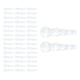 thumbnail image 4 of Kit De 50 Uds De Cuentas De Pesca Apiladas, Se?uelos De Pesca, Aparejos Para Perca, Trucha, Leucomas, Blanco, 4 of 5