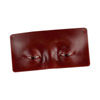Magideal - Tablero De Práctica De Silicona, Maquillaje De Ojos Facial Reutilizable Para Principiantes En Esteticista , Chocolate, 18X9.6X3.6Cm
