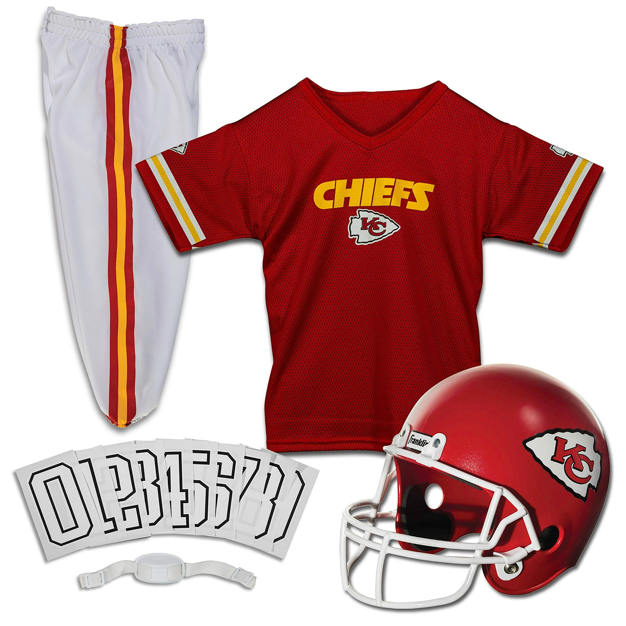 Franklin Sports - Conjunto De Uniforme De Fútbol Para Niños Kansas City Chiefs