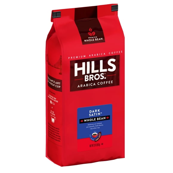 Café en grano Hills Bros Dark Satin 907 g tueste oscuro