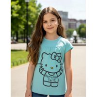 Polera Niña Hello Kitty Verde 6