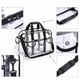 thumbnail image 5 of Bolsa de viaje transparente de primera calidad, organizador de maquillaje, neceser de PVC, bolsa de cosméticos transparente para mujer, para artículos de tocador, correa ajustable., 5 of 8