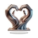 thumbnail image 4 of Figura De Gestos De Mano Artesanía De Amor Estatua Para El Dedo Para La Oficina De Novia De La Estantería, 4 of 5
