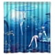 thumbnail image 1 of Cortina de ducha de Hatsune Miku con diseño de chica sexy de anime, juego de cortinas de baño con ganchos, tamaño 66 x 72 pulgadas, 1 of 3