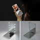 thumbnail image 5 of Espejo de bolsillo, espejo de maquillaje compacto de viaje con aumento LED para bolso, portátil, plegable, de mano, 5 of 5