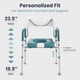 thumbnail image 4 of Asiento de inodoro elevado PELEGON con asas, capacidad de 181 kg, 4 of 9